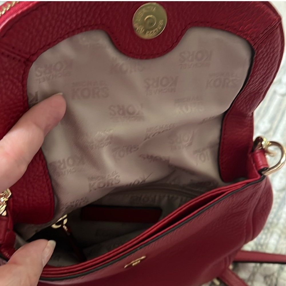 Michael Kors Red Crossbody Bag - Picture 5 of 5